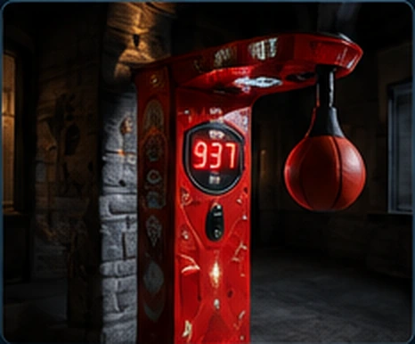 Interactive boxing machine concept