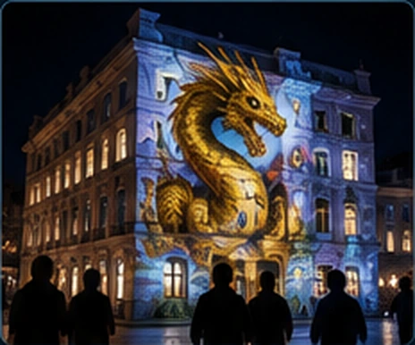 Projection mapping installation concept
